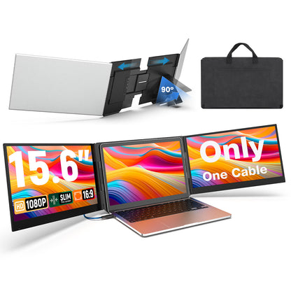 <SMISEACOW>Kwumsy P7 Pro 15.6" Triple Screen Laptop Screen Extender