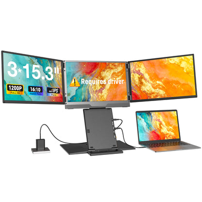 <SMISEACOW>Kwumsy Z3 15.3" Quad-Screen Laptop Screen Extender