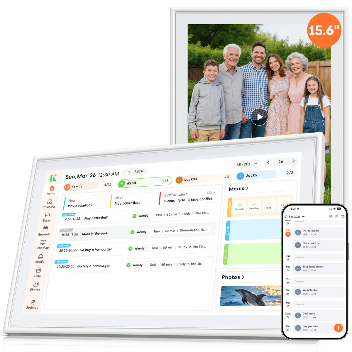SMISEACOW R1-Smart Digital Calendar-15.6"