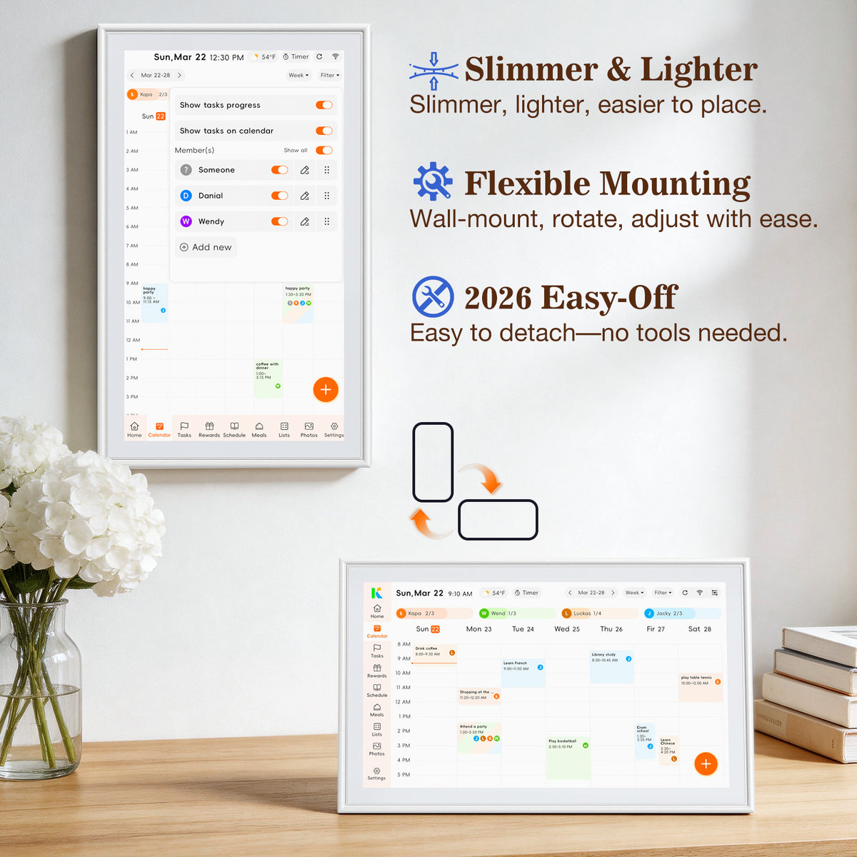 SMISEACOW R1-Smart Digital Calendar-15.6"