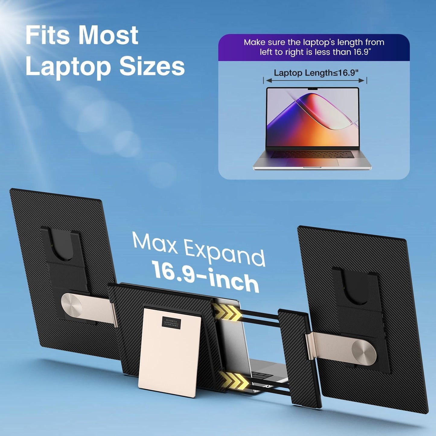 <SMISEACOW>Kwumsy S7 16" Triple Screen Laptop Screen Extender