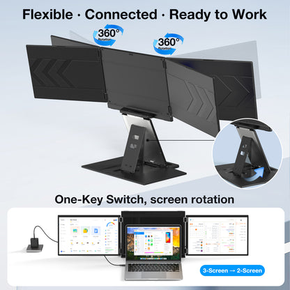 <SMISEACOW>Kwumsy Z3 15.3" Quad-Screen Laptop Screen Extender