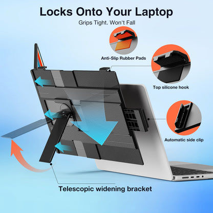 <SMISEACOW>Kwumsy M5 15.6" Dual Screen Laptop Screen Extender
