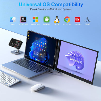 <SMISEACOW>Kwumsy S8Max 15.3" Dual Screen Laptop Screen Extender