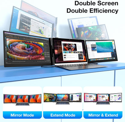 <SMISEACOW>Kwumsy S8Pro MAX 15.3" Triple Screen Laptop Screen Extender